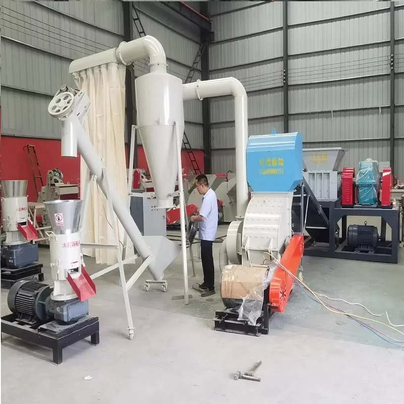 Wood Pellet Making Machine - Máquina Trituradora de Madeira, Prensa de