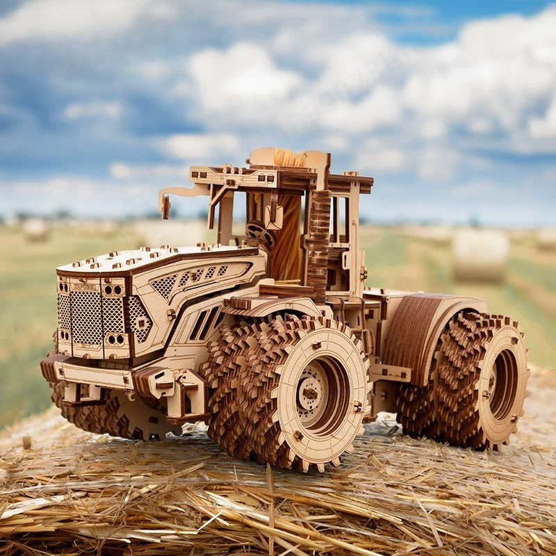 Agriculture Farming Kit - Quebra-Cabeça de Madeira de Trator Agrícola