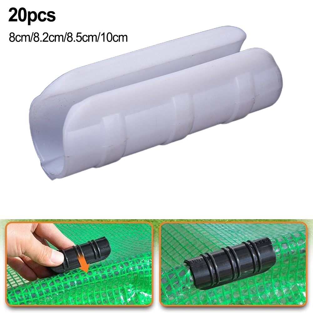 Greenhouse Plastic Film - 20pc quadro de estufa filme fivela