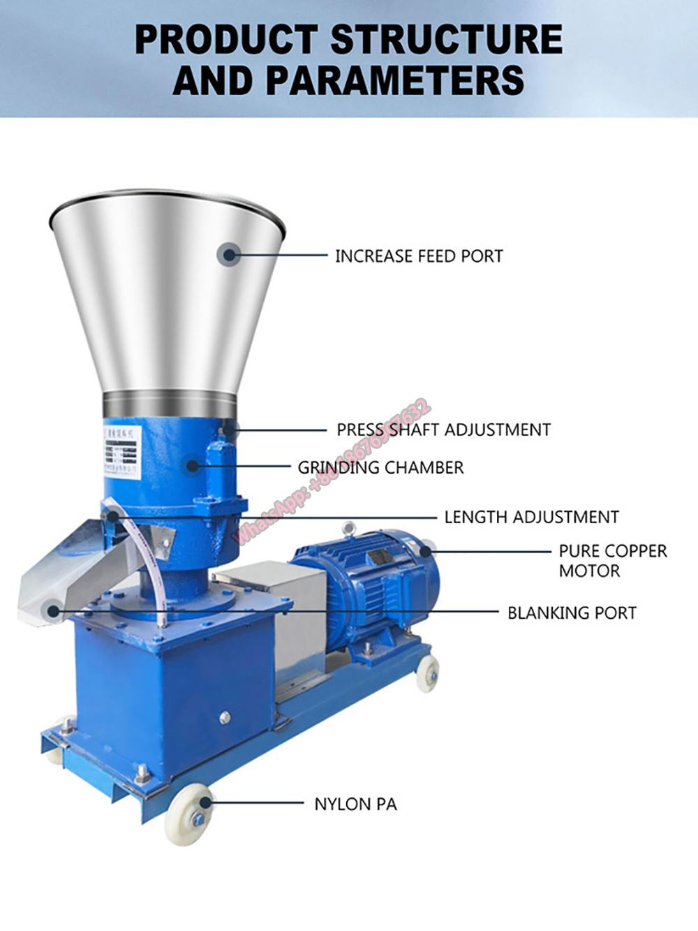 CH-150 elétrica aves de frango - Wood Pellet Making Machine avaliação e preço