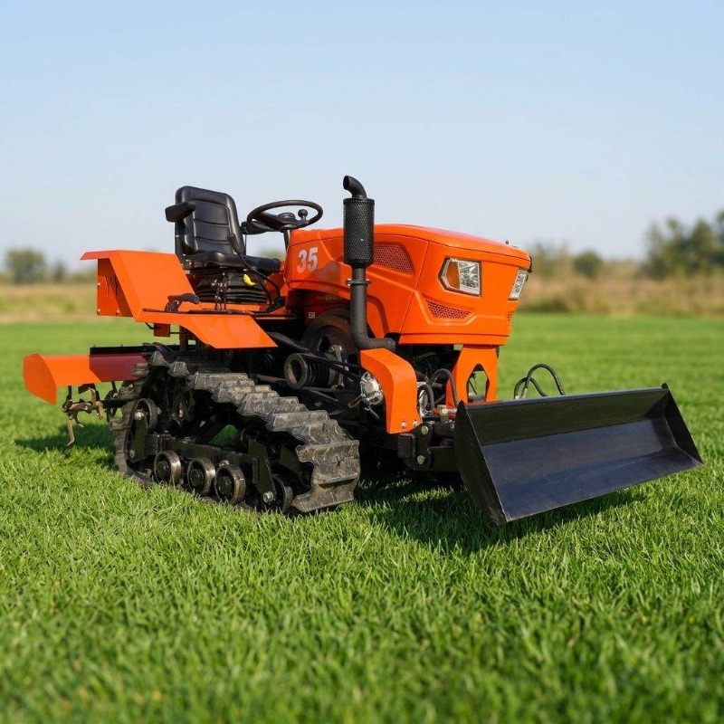 Trator de Esteira 4x4 com Enxa - Farming Equipment For Agriculture avaliação e preço