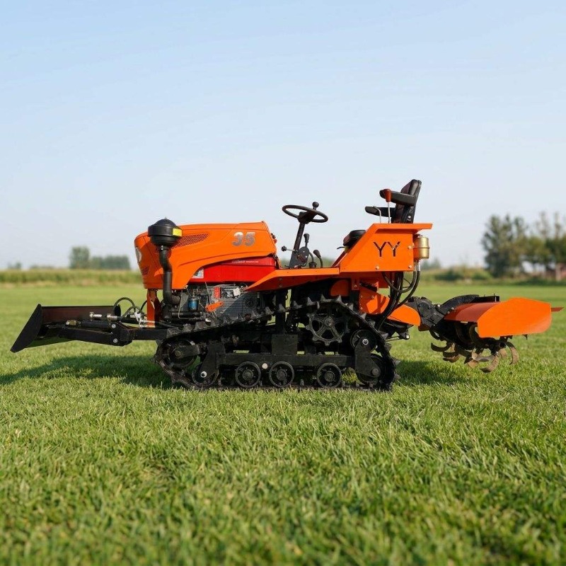 Trator de Esteira 4x4 com Enxa - Farming Equipment For Agriculture avaliação e preço