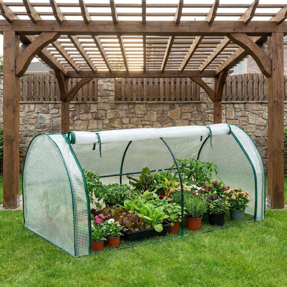 Mini Estufa Transparente para  - Greenhouse Plastic Film avaliação e preço