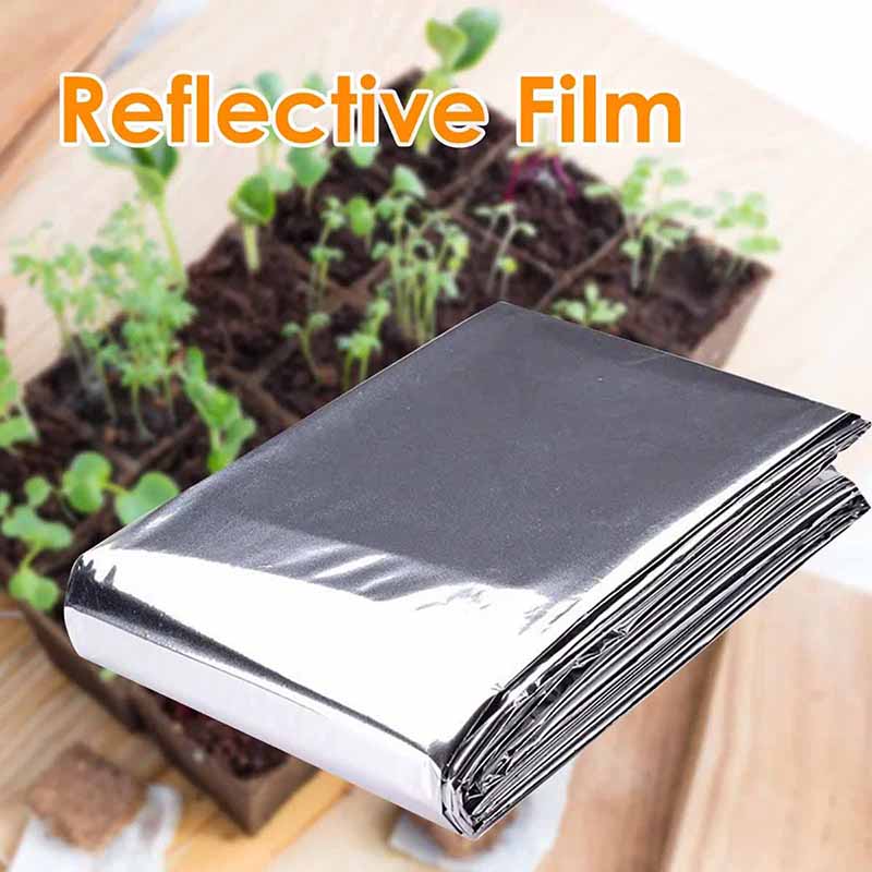 1-10 pçs jardim prata mylar fi - Greenhouse Plastic Film avaliação e preço