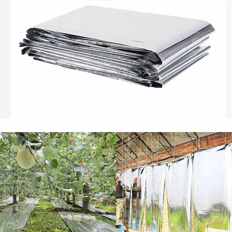 1-10 pçs jardim prata mylar fi - Greenhouse Plastic Film avaliação e preço