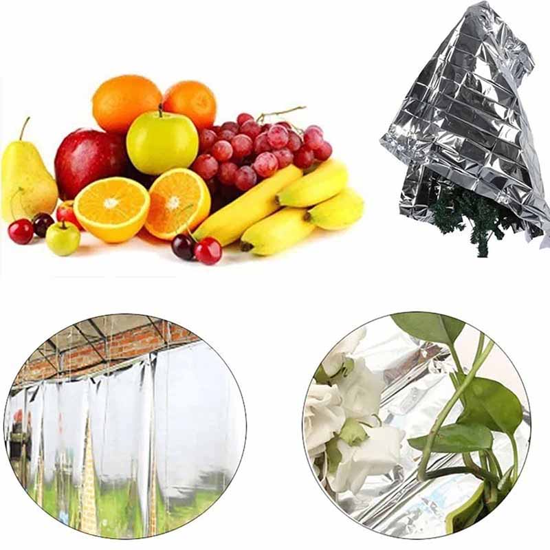 1-10 pçs jardim prata mylar fi - Greenhouse Plastic Film avaliação e preço